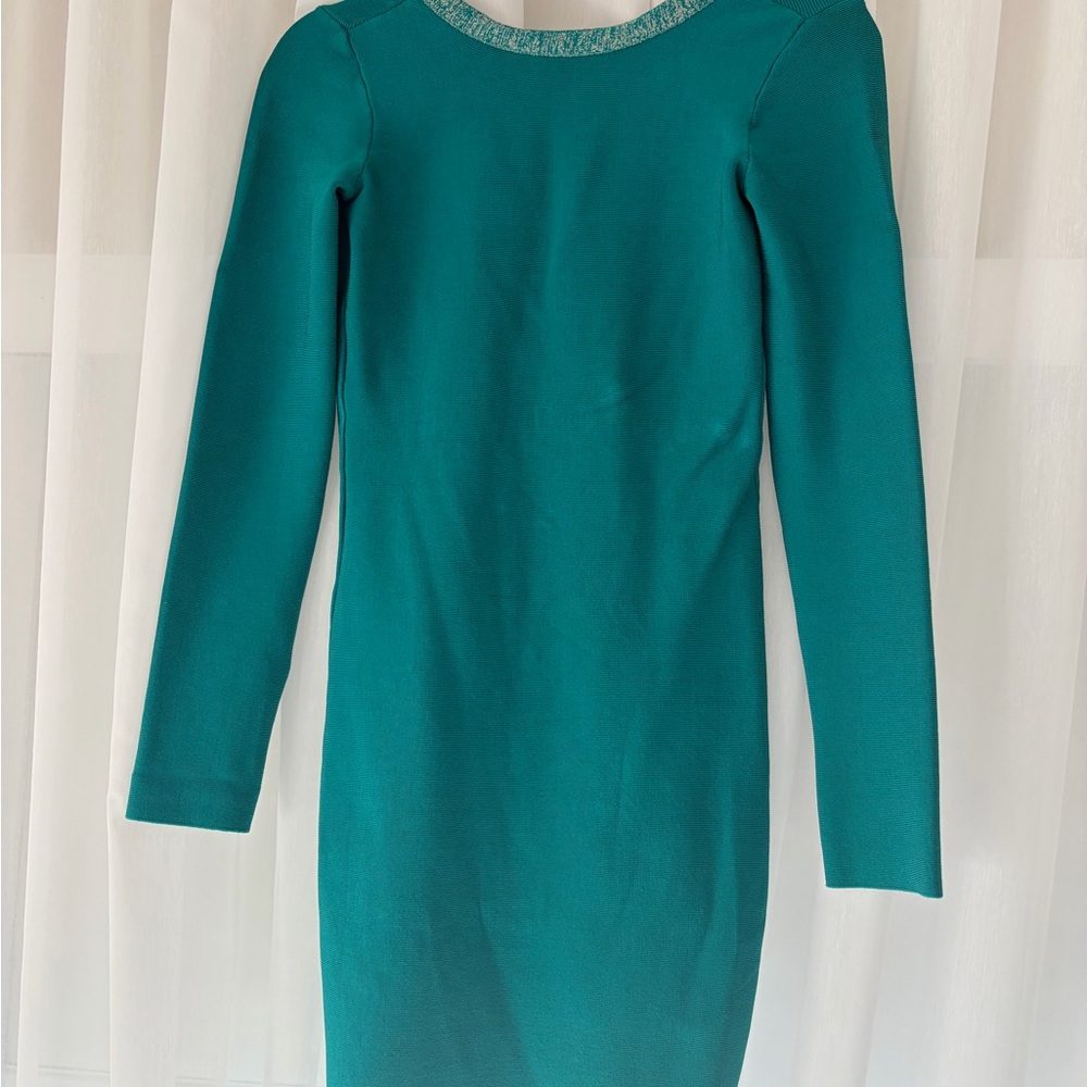 Marciano Turquoise Long Sleeve Dress
